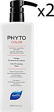 Kup Zestaw masek do włosów farbowanych - Phyto Color Protecting Mask (h/mask/2x500ml)