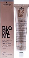Kup Krem rozjaśniający do siwych włosów - Schwarzkopf Professional BlondMe White Blending