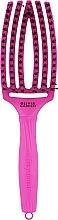 Szczotka do włosów - Olivia Garden Finger Brush Neon Purple — Zdjęcie N1