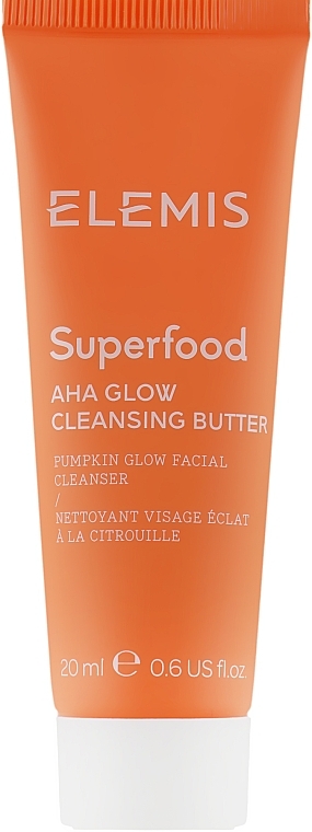 Olejek oczyszczający dla promiennej skóry - Elemis Superfood AHA Glow Cleansing Butter (mini) — Zdjęcie N1