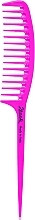 Grzebień 82826 z rączką, różowy - Janeke Fashion Comb For Gel Application Pink Fluo — Zdjęcie N1