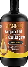 PRZECENA! Szampon do włosów z olejem arganowym i kolagenem - Bio Naturell Argan Oil of Morocco & Collagen Ultra Energy Shampoo * — Zdjęcie N3