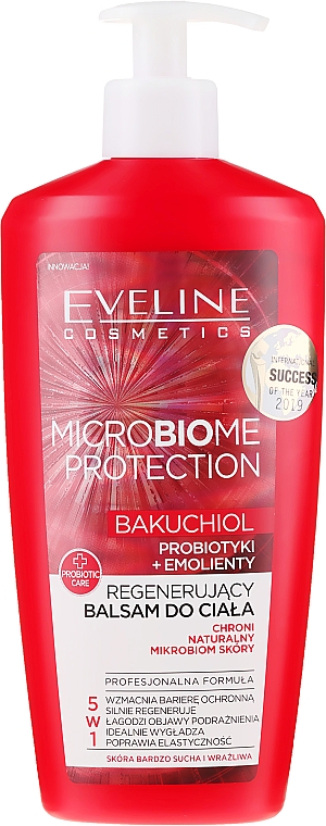 Regenerujący balsam do ciała 5w1 - Eveline Cosmetics Microbiome Protection — Zdjęcie N1