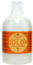 Kup Szampon do włosów farbowanych i suchych - Kallos Cosmetics Color Shampoo With Linseed Oil
