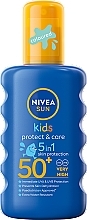 Przeciwsłoneczny spray dla dzieci SPF 50+ - Nivea Sun Kids Moisturising Spray SPF 50+ — Zdjęcie N1