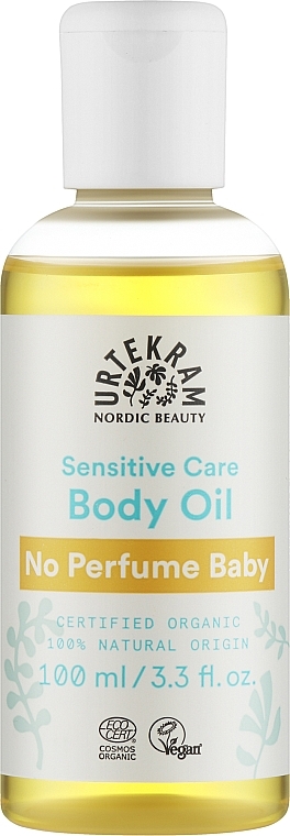 Organiczny nieperfumowany olejek do kąpieli dla dzieci - Urtekram No Perfume Baby Body Oil Organic — Zdjęcie N1