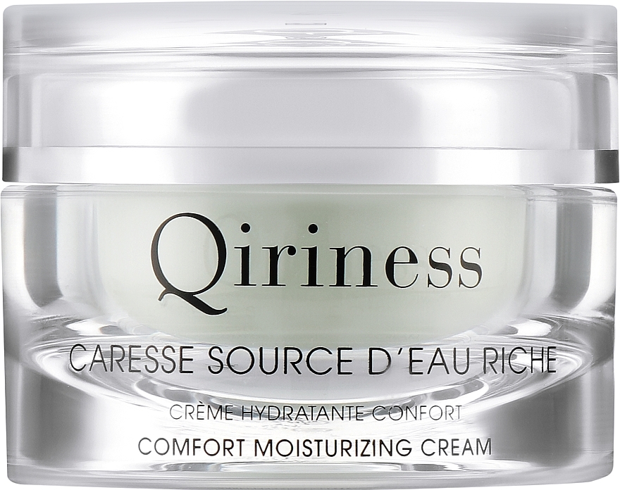 Wzbogacony nawilżający krem ​​do twarzy - Qiriness Caresse Source d'Eau Riche Comfort Moisturizing Cream — Zdjęcie N1