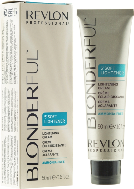 Krem rozświetlający włosy - Revlon Professional Blonderful 5’ Soft Lightener Cream
