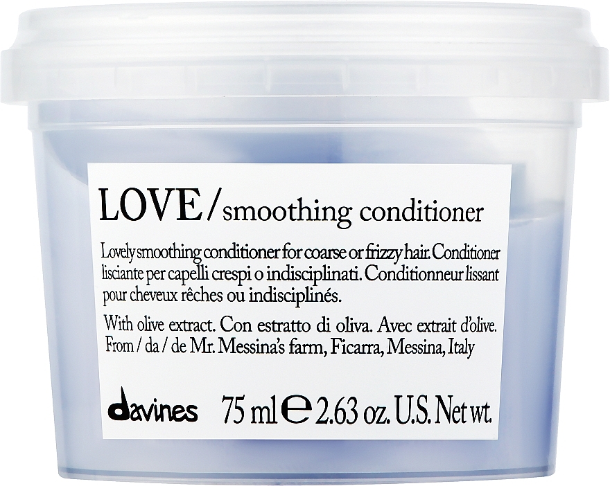 Wygładzająca odżywka do włosów - Davines Love Lovely Smoothing Conditioner — Zdjęcie N1