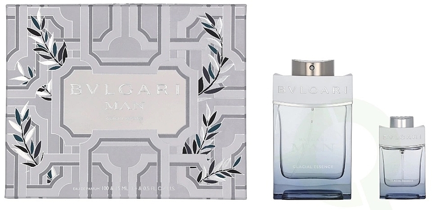 Bvlgari Man Glacial Essencee - Zestaw (edp/100ml + edp/15ml) — Zdjęcie N1