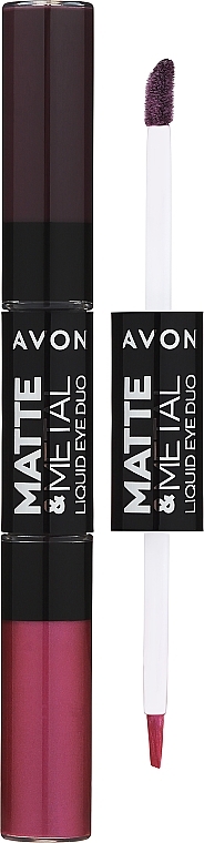 Pomadka w płynie 2 w 1 - Avon Matte & Metal Liquid Lip Duo — Zdjęcie N2