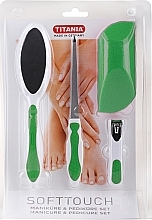 Kup PRZECENA! Zestaw do manicure, zielony - Titania Softtouch Manicure & Pedicure Set *