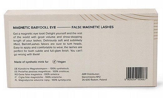 Magnetyczne rzęsy - Bamm!Lashes Magnetic Baby Doll Eye — Zdjęcie N2