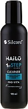 Profesjonalny preparat do ekstremalnego odtłuszczania płytki paznokcia naturalnego - Silcare Nailo 1st Step Cleaner Pro-Vita — фото N1