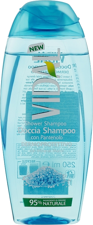 Żel pod prysznic-szampon 2w1 Ochrona skóry - Vidal Shower Shampoo — Zdjęcie N1