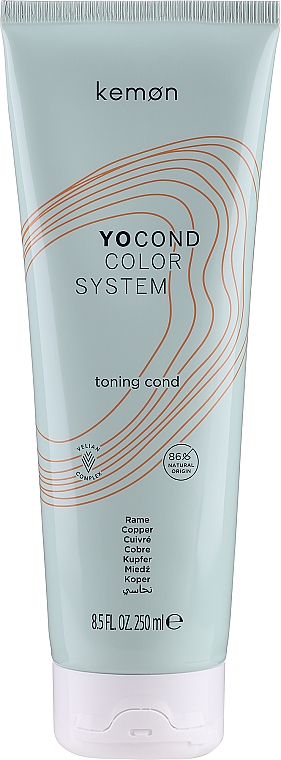 Tonująca odżywka do włosów Miedź - Kemon Yo Cond Color System — Zdjęcie N3