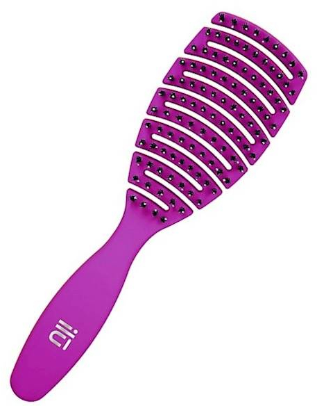 Szczotka do włosów, fioletowa - Ilu Brush Easy Detangling Purple — Zdjęcie N1