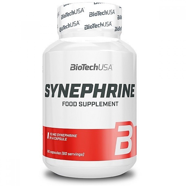 Suplement diety Synefryna z ekstraktem z gorzkiej pomarańczy - BioTechUSA Synephrine Food Supplement — Zdjęcie N1