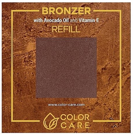 Matowy bronzer z olejkiem z awokado i witaminą E - Color Care Bronzer Refill — Zdjęcie N1