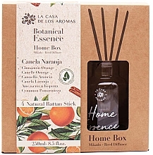Zestaw zapachów Cynamon z pomarańczą - La Casa De Los Aromas Reed Diffuser XL Botanical Home Box Cinnamon & Orange — Zdjęcie N2