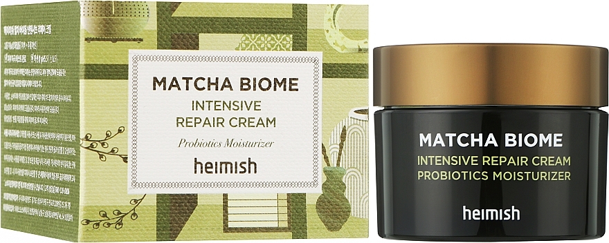 Probiotyczny krem rewitalizujący do twarzy - Heimish Matcha Biome Intensive Repair Cream — Zdjęcie N2