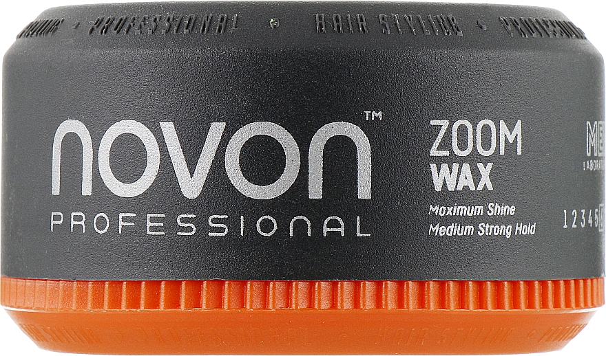 Średnio utrwalająca pomada do włosów - Novon Professional Zoom Wax Medium Hold — Zdjęcie N3