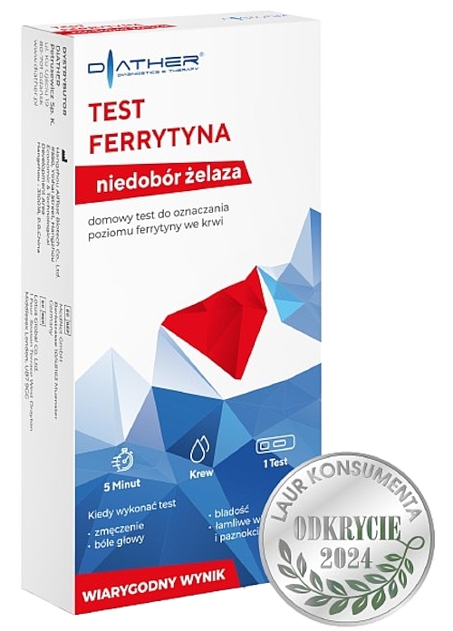 Test na ferrytynę - Diather Diagnostics & Therapy — Zdjęcie N1