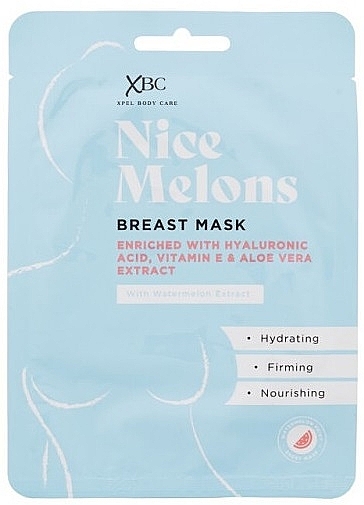 Maska na piersi - Xpel Marketing Ltd Body Care Nice Melons Breast Mask — Zdjęcie N1