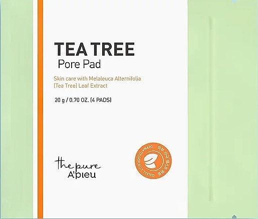Płatki tonerowe do twarzy - A'pieu The Pure Tea Tree Pore Pad — Zdjęcie N1