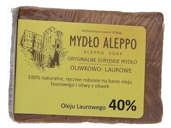 Tradycyjne syryjskie mydło z 40% olejem laurowym - Biomika Aleppo Soap — Zdjęcie N1