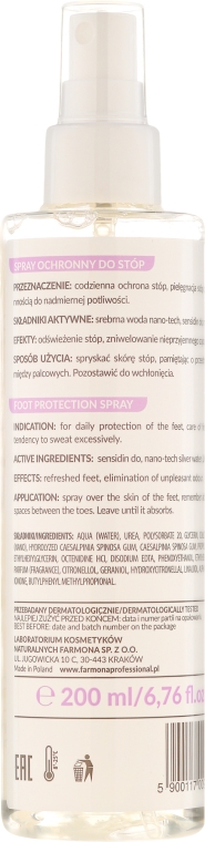 Ochronny spray do stóp - Farmona Professional Podologic Fitness — Zdjęcie N2