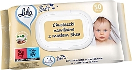 Kup Chusteczki nawilżane dla niemowląt z masłem shea, 50 szt. - LULA Baby