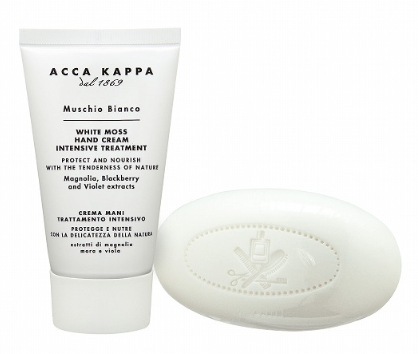 Acca Kappa White Moss - Zestaw (h/cr 75 ml + soap 150 g) — Zdjęcie N1