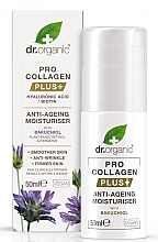 Kup Przeciwzmarszczkowy krem ​​do twarzy z bakuchiolem - Dr Organic Pro Collagen Plus+ Anti Aging Moisturiser With Bakuchiol