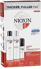 Kup Zestaw do pielęgnacji mocno przerzedzających się włosów - Nioxin Hair System No. 4 (shm 150 ml + cond 150 ml + mask 40 ml)