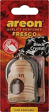 Odświeżacz powietrza do samochodu Czarny kryształ - Areon Fresco Black Crystal — Zdjęcie N1