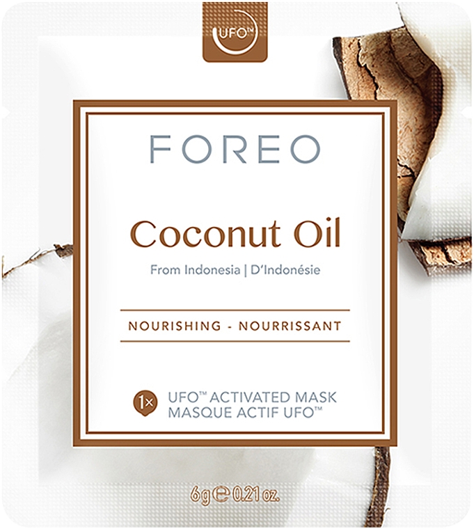 Odżywcza maseczka do twarzy Olej kokosowy - Foreo UFO Activated Mask Nourishing Coconut Oil — Zdjęcie N2