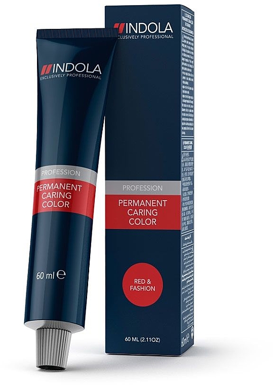 PRZECENA! Krem koloryzujący do włosów z amoniakiem - Indola Permanent Caring Color * — Zdjęcie N3