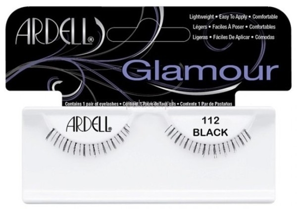 Sztuczne rzęsy - Ardell Glamour Eyelashes Black 112 — Zdjęcie N3