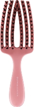 Szczotka do włosów - Olivia Garden Finger Brush Care Mini Kids Pink — Zdjęcie N1