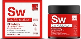 Kup PRZECENA! Intensywnie nawilżający krem do twarzy - Dr Botanicals Strawberry Superfood Vitamin C Day Moisturiser *