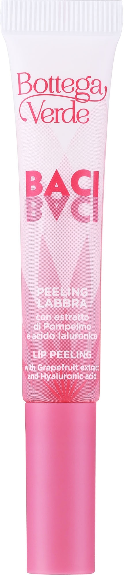 Peeling ust z ekstraktem grejpfruta i kwasem hialuronowym - Bottega Verde Baci Baci Lip Peeling — Zdjęcie 9.5 ml