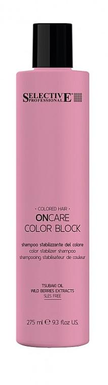 Szampon chroniący kolor włosów - Selective Professional OnCare Color Block Shampoo — Zdjęcie N1