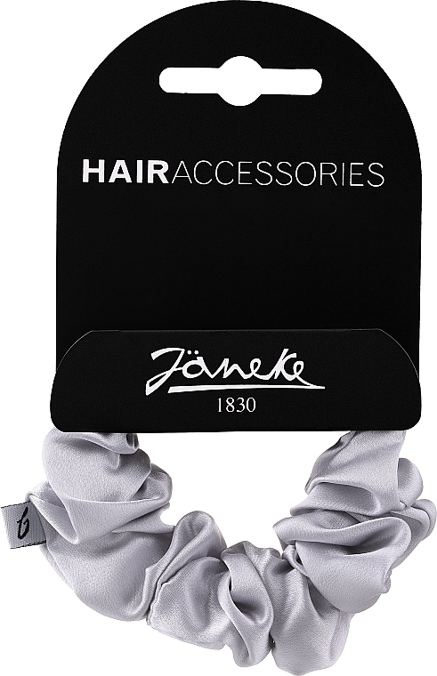 Opaska do włosów z tkaniny CM7000, szara - Janeke Elastic Scrunchie — Zdjęcie N1