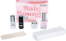 Kup Zestaw - NeoNail Professional Baby Boomer Set (top 7,2 ml + base 7,2 ml + gel 5 ml + gum 12 ml + sponge 25 pc + sticks 10 pc)