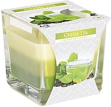 Świeca zapachowa trójwarstwowa w szkle Zielona herbata - Bispol Scented Candle Green Tea — Zdjęcie N1