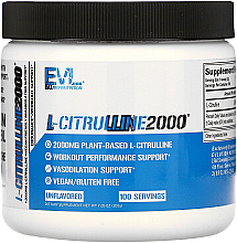 Kup Suplement diety L-cytrulina 2000, bez dodatków - EVLution Nutrition L-Citrulline 2000 Unflavored