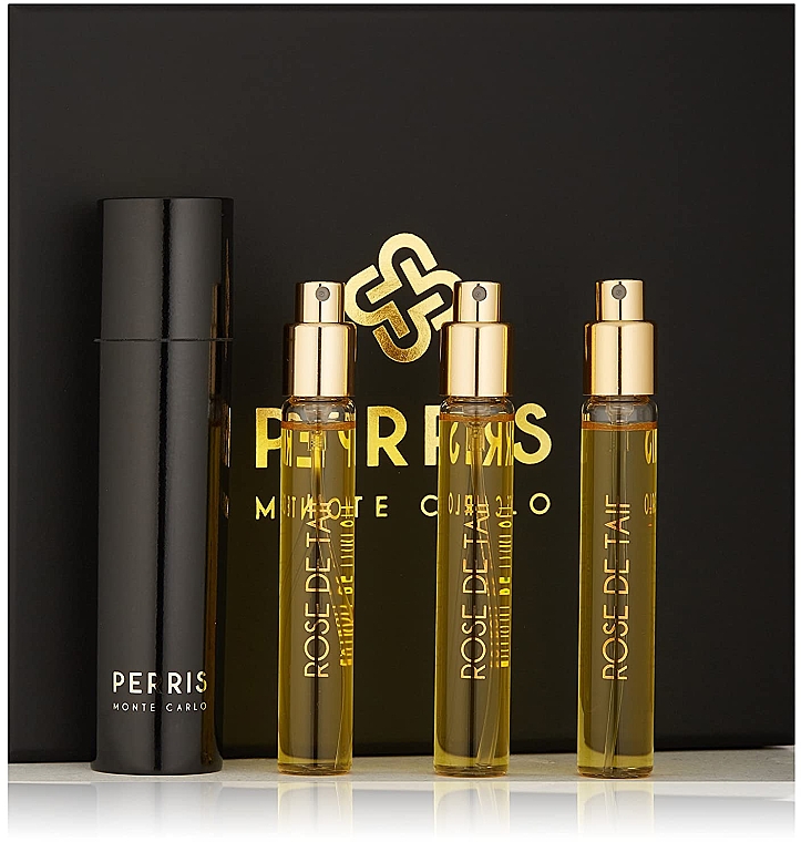 Perris Monte Carlo Rose de Taif - Zestaw (perfume/4x7,5ml + perfume case) — Zdjęcie N1