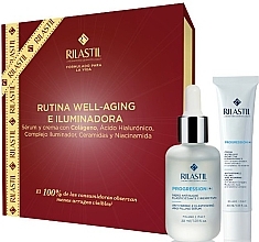 Kup Zestaw - Rilastil Progression(+) Rutina Well-Aging E Iluminadora (serum/30ml + cream/40ml)