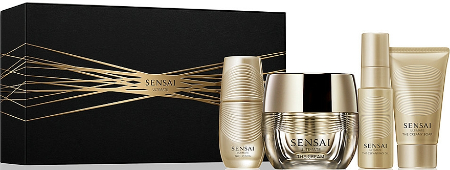 Zestaw - Sensai Ultimate (cream/40ml + lot/16ml + cl/oil/20ml + soap/20ml) — Zdjęcie N1